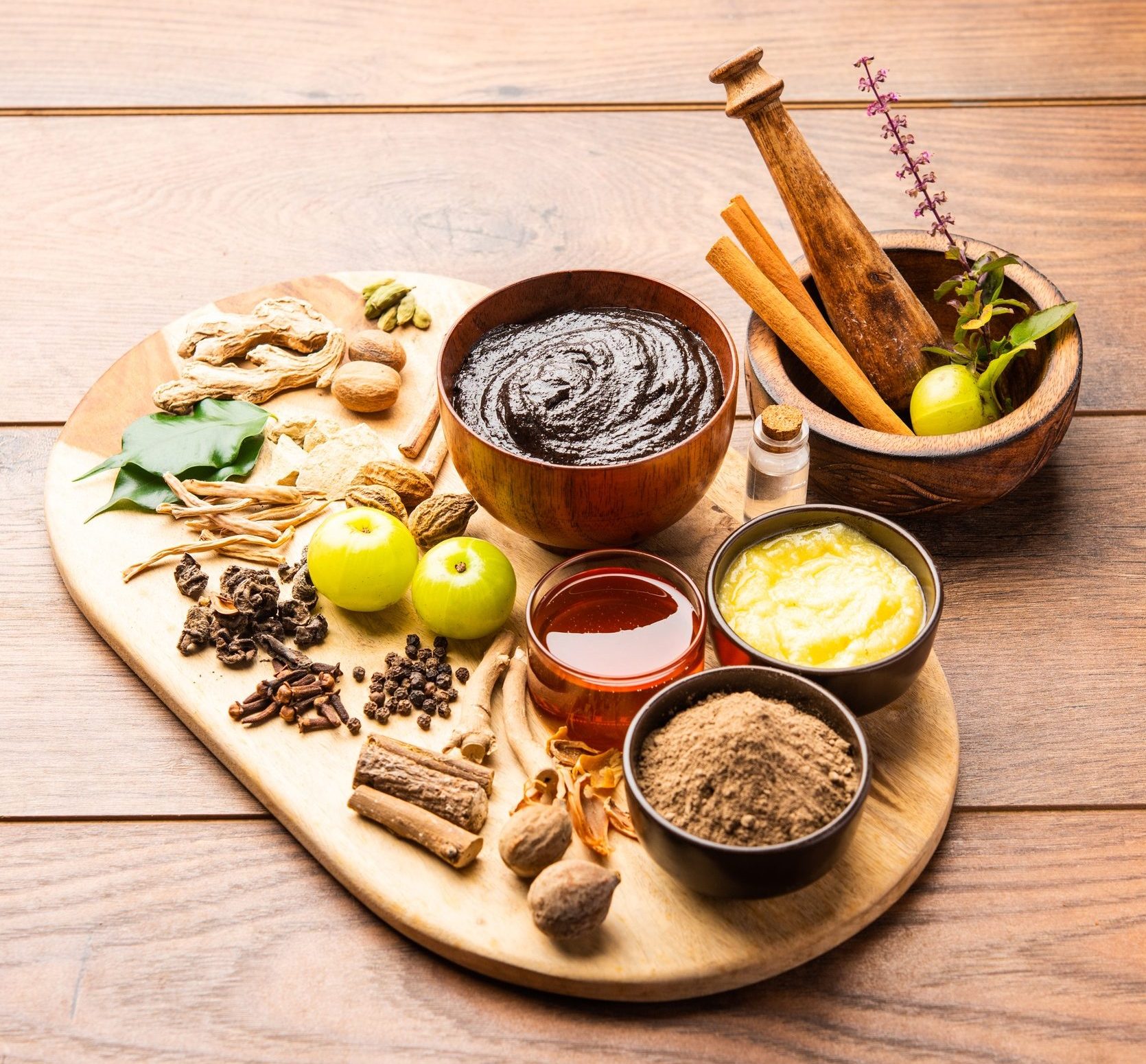 Chyavanprash or chyawanprash is widely consumed in India as a dietary ayurvedic supplement